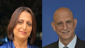 אהרון אהרון ושירין חאפי, צילום: שלומי אמסלם ויחצ